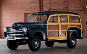 1946 Ford Super Deluxe Station Wagon wallpaper thumb