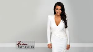 Kim Kardashian Celebrity White wallpaper thumb