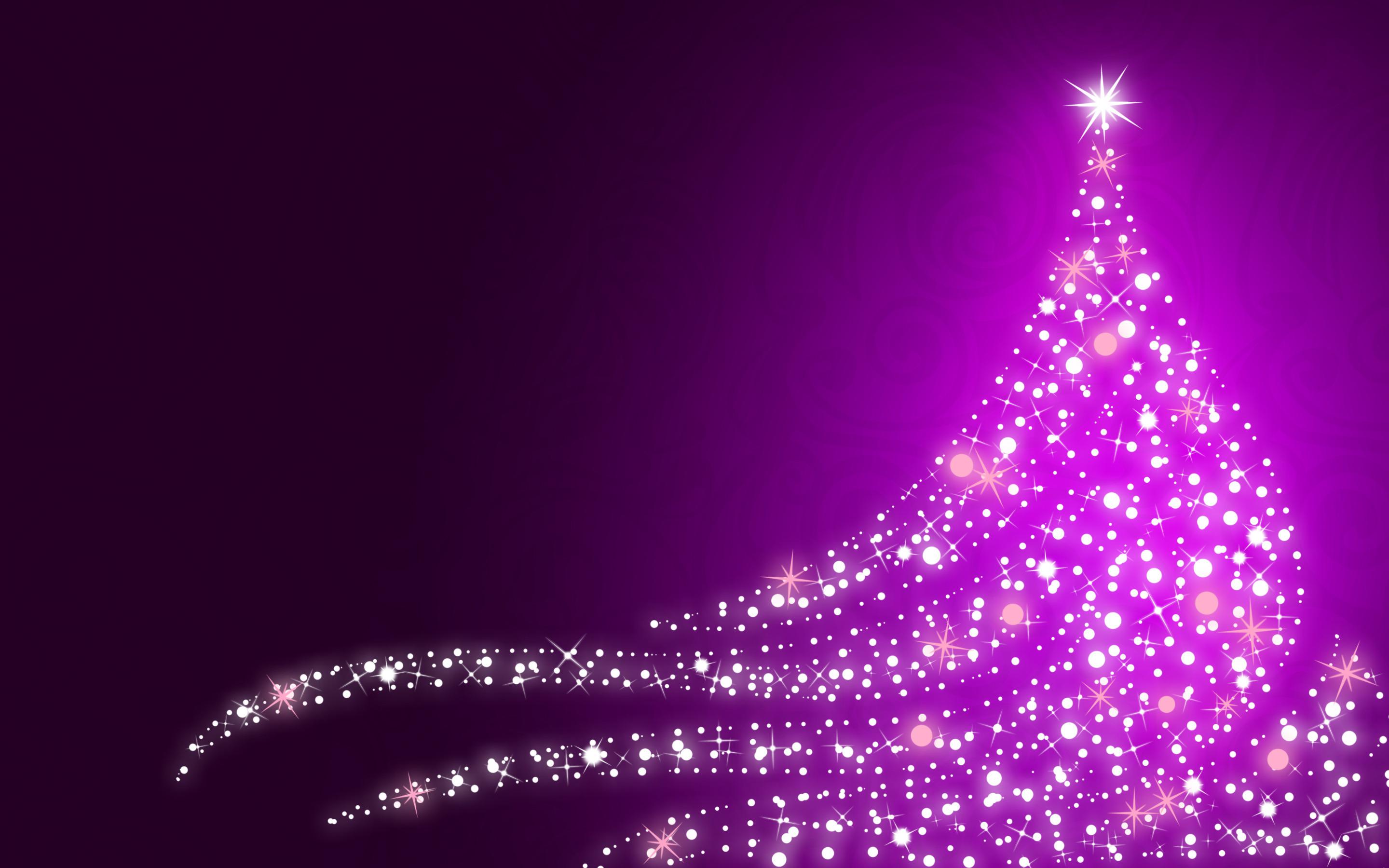 Sparkling Christmas tree wallpaper | holidays | Wallpaper Better