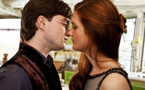 Harry Potter Ginny Kiss Deathly Hallows 2 wallpaper thumb