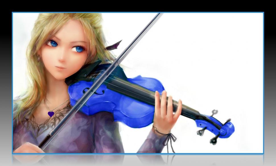 The Blue Eyed Musician wallpaper,violin HD wallpaper,music HD wallpaper,anime HD wallpaper,3d & abstract HD wallpaper,2118x1278 wallpaper
