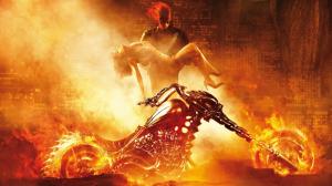 Ghost Rider Dark Comics Games Evil Love Romance Chopper Motorcycles Art Skull Demon HD Resolution wallpaper thumb