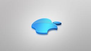 Apple Blue 3d 1080p wallpaper thumb