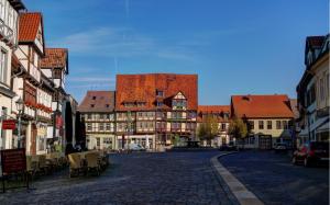 Quedlinburg, Germany, houses, street, road wallpaper thumb