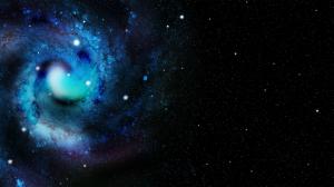 Space, Blue, Stars, Galaxy, Spiral Galaxy, Amazing wallpaper thumb