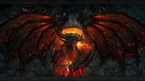 world of warcraft, dragon, fire, face, wings wallpaper thumb