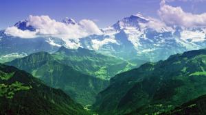 Mountains Covered in Green wallpaper thumb