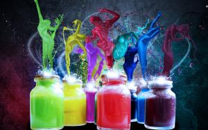 Colorful Paint Splash wallpaper thumb