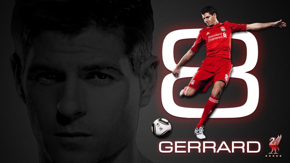 Cool Steven Gerrard Widescreen wallpaper | sports | Wallpaper Better