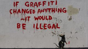 Banksy Rat Graffiti HD wallpaper thumb