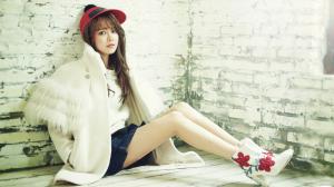 Choi Sooyoung, Korean, SNSD, Asian, Woman, Hat, Legs wallpaper thumb