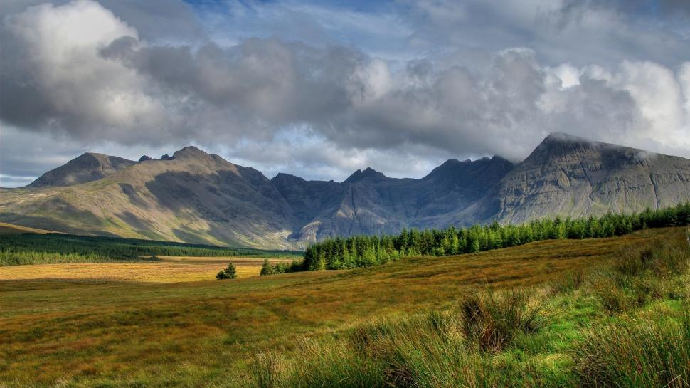 Scotland scenery, sky, clouds, mountains, slope, trees, grass wallpaper,Scotland HD wallpaper,Scenery HD wallpaper,Sky HD wallpaper,Clouds HD wallpaper,Mountains HD wallpaper,Slope HD wallpaper,Trees HD wallpaper,Grass HD wallpaper,1920x1080 wallpaper