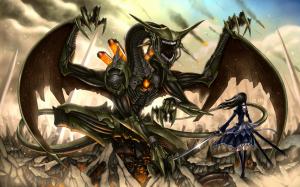Battles Monsters Technics alice in wonderland, Anime Fantasy wallpaper thumb