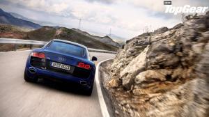 Audi R8 Top Gear Motion Blur HD wallpaper thumb
