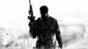 Call of Duty Modern Warfare COD Soldier BW HD wallpaper thumb