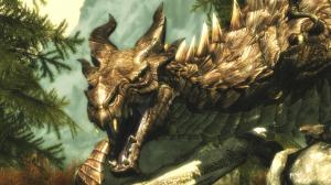 Skyrim: Dragon wallpaper thumb