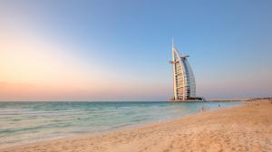 Dubai Building Hotel Ocean Beach HD wallpaper thumb