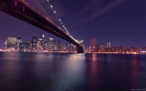 New York Brooklyn Bridge Manhattan wallpaper thumb