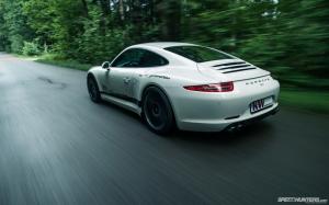 Porsche 911 Motion Blur HD wallpaper thumb