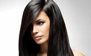Long black hair girl, beautiful face wallpaper thumb