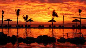 Fijian Sunset wallpaper thumb