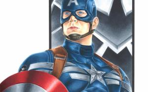 captain america, art, marvel comics, steve rogers wallpaper thumb