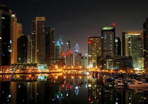 Dubai Night  HD wallpaper thumb
