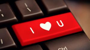 I Love You, Keyboard, Close Up wallpaper thumb