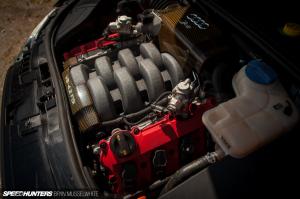 Audi V-8 Engine Carbon Fiber HD wallpaper thumb