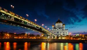 Russia, Moscow Christ the Savior Cathedral wallpaper thumb