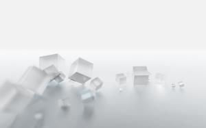 Box Cube Abstract Gray Grey HD wallpaper thumb