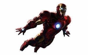 Iron Man Marvel White HD wallpaper thumb