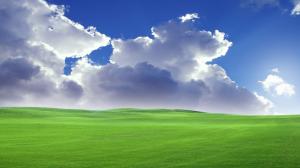 White Clouds Green Nature 1920×1080 wallpaper thumb