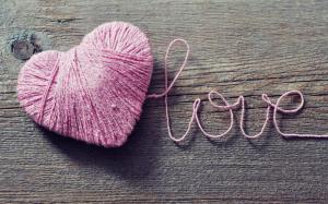 Wool Heart Love Pink wallpaper thumb