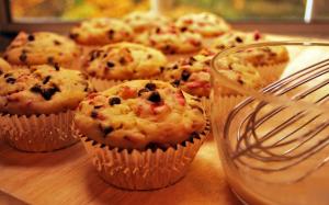 Cranberry Chocolate Chip Muffins wallpaper thumb