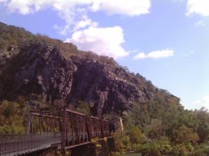 Train Tracks Over The Potomac wallpaper thumb