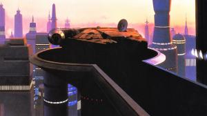 Star Wars Millennium Falcon Spaceship Drawing HD wallpaper thumb