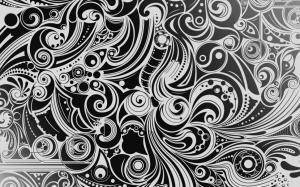 Black White pattern wallpaper thumb