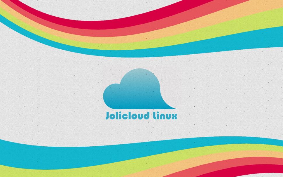 Jolicloud Linux wallpaper,ubuntu HD wallpaper,cloud HD wallpaper,rainbow HD wallpaper,logo HD wallpaper,operating HD wallpaper,system HD wallpaper,1920x1200 wallpaper