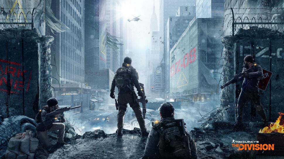 Tom Clancy's The Division wallpaper,logo HD wallpaper,snow HD wallpaper,sky HD wallpaper,armor HD wallpaper,city HD wallpaper,house HD wallpaper,weapons HD wallpaper,equipment HD wallpaper,Ubisoft HD wallpaper,birds HD wallpaper,helicopter HD wallpaper,destruction HD wallpaper,Tom Clancy's The Division HD wallpaper,a team HD wallpaper,men HD wallpaper,walls HD wallpaper,2560x1440 wallpaper