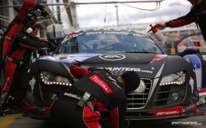 Audi R8 Matte Pit Race Car HD wallpaper thumb