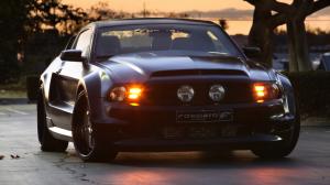 Ford Mustang GT Forgiato black wallpaper thumb