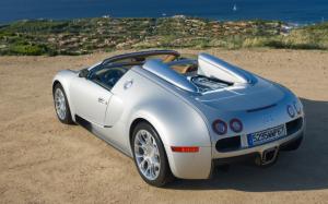 Bugatti Veyron 16.4 Grand Sport in Sardinia 2010 - Rear Angle wallpaper thumb