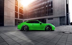 Car, Porsche, Porsche 911 Carrera 4S, Porsche 911, Green Car wallpaper thumb