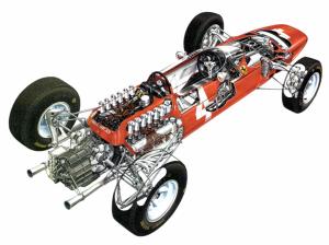 1964 Ferrari 158 Formula Race Racing Interior Engine HD wallpaper thumb
