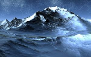 Ice Mountain  Nature HD wallpaper thumb