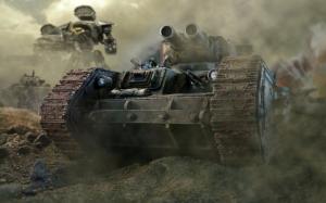 Warhammer 40K Space Marines Tank Miniature HD wallpaper thumb