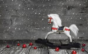 Christmas New Year Holiday Balls Ornaments Horse Toy wallpaper thumb