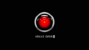 Hello Dave 2001: A Space Odyssey Hal 9000 Black HD wallpaper thumb