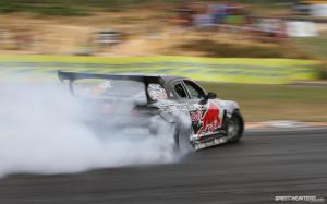 Mazda RX-8 Drift Smoke Motion Blur HD wallpaper thumb